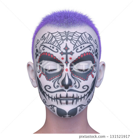 女人的臉的特寫 女人的臉的特寫 131521917