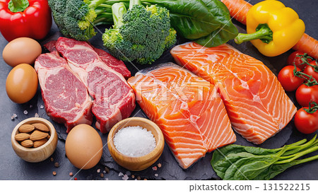 Ingredients for a healthy diet Ingredients for a healthy diet 131522215