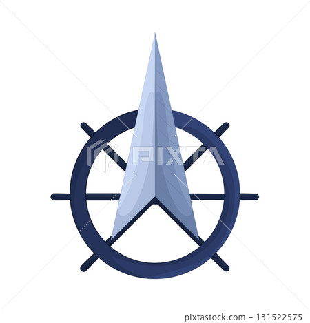 Illustration of north arrow 131522575