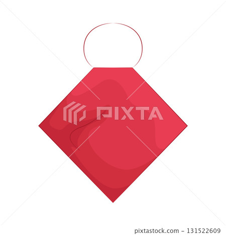 Illustration of High Visibility Propeller Safety Flag 131522609