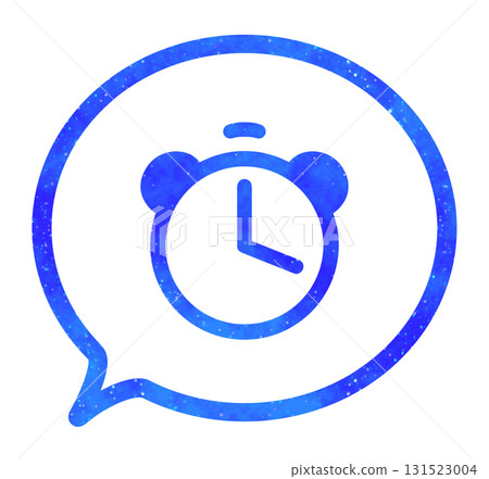 Blue starry sky | Alarm clock speech bubble Blue starry sky | Alarm clock speech bubble 131523004