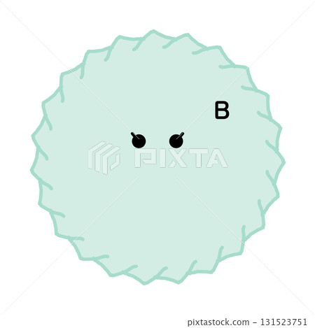 B cell character cute immune cell illustration 131523751