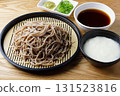 Zaru soba noodles with yam 131523816