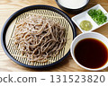 Zaru soba noodles with yam 131523820