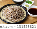 Zaru soba noodles with yam 131523821