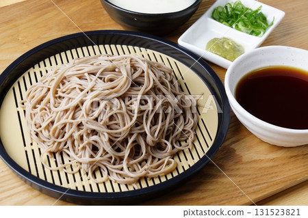Zaru soba noodles with yam Zaru soba noodles with yam 131523821