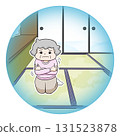 Elderly people feeling cold in a Japanese-style room 131523878