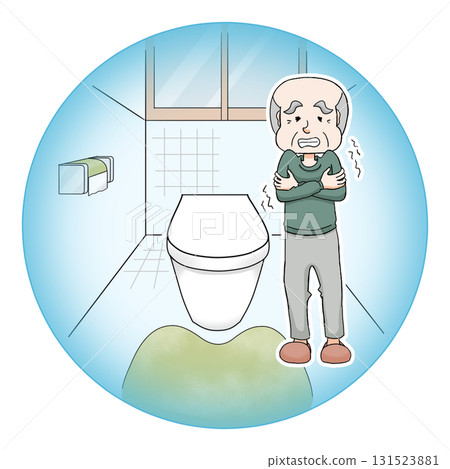 老年人上廁所感覺冷 老年人上廁所感覺冷 131523881
