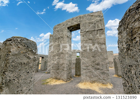 Stonehenge Memorial Overlooking Columbia river Stonehenge Memorial Overlooking Columbia river 131523890