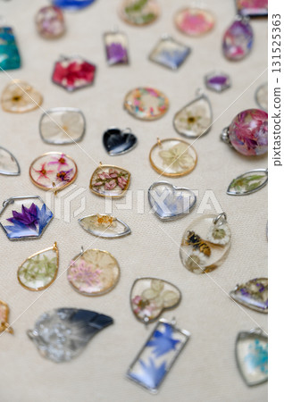 A variety of custom handmade jewelry 131525363