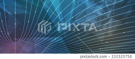 Futuristic science and technology header with interconnected data streams and molecular structures Futuristic science and technology header with interconnected data streams and molecular structures 131525758
