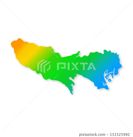 Tokyo Metropolis Map 131525992