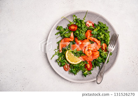 Fresh salad with salmon Fresh salad with salmon 131526270