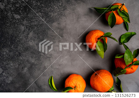 Fresh mandarin oranges fruit or tangerines Fresh mandarin oranges fruit or tangerines 131526273
