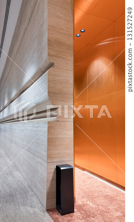modern interior with spacious hall and contemporary design, elegant lobby with innovative architecture and clean aesthetic, QSNCC convention centre, Bangkok 131527249