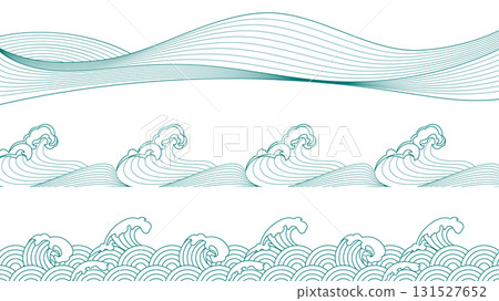 Traditional Asia line wave patterns Traditional Asia line wave patterns 131527652