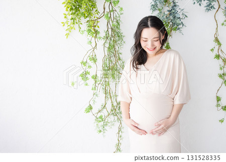 Young pregnant woman 131528335