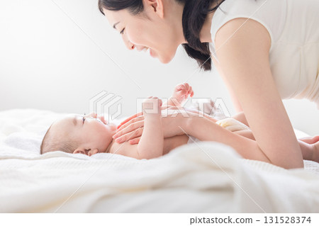 Baby and mother Baby and mother 131528374