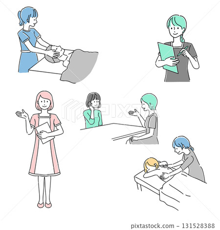 Beauty salon scene 131528388