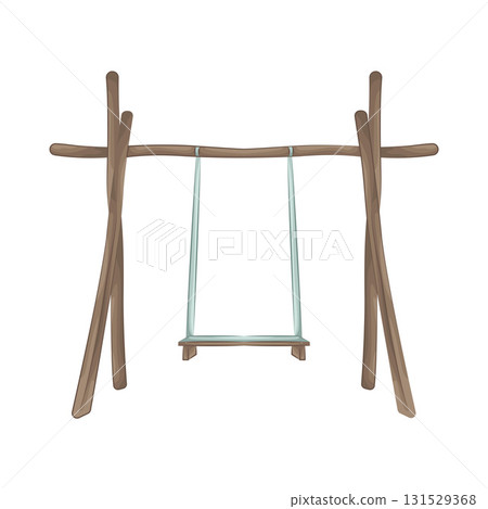 Illustration of swing Illustration of swing 131529368