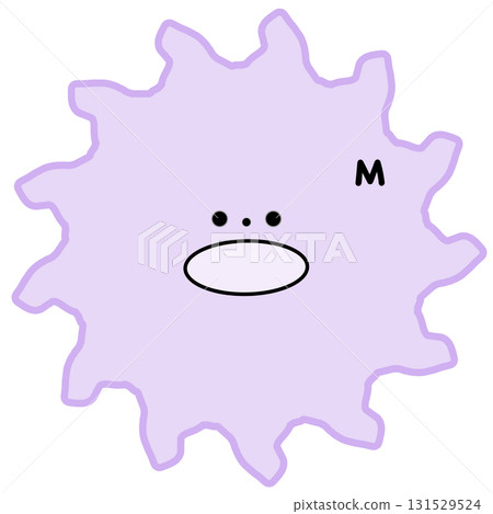 Macrophage character cute immune cell Macrophage character cute immune cell 131529524