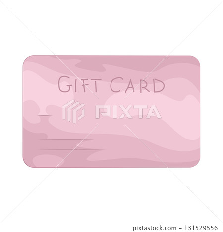 Illustration of gift card  131529556