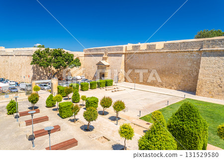 The entrance gate of Mdina, the ancient town in Malta The entrance gate of Mdina, the ancient town in Malta 131529580