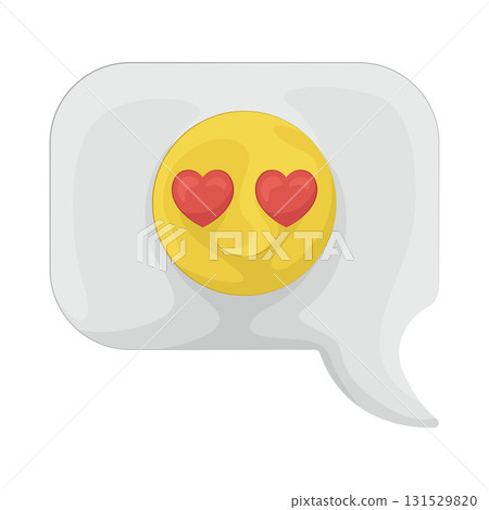 Illustration of love chat 131529820