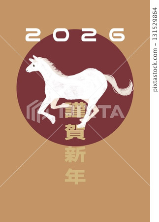 馬年賀卡 131529864