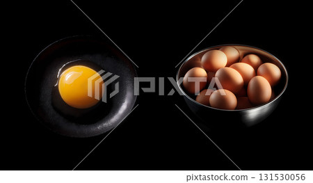 生雞蛋（黑色背景） 131530056