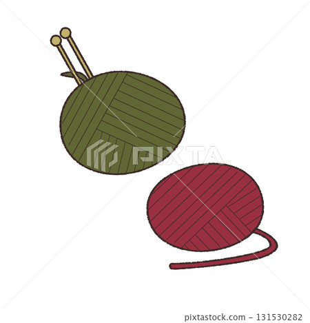 紗線球的插圖 131530282