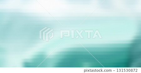 Teal Green White Abstract Background Horizontal Gradient Motion Blur Texture Artistic Design 131530872