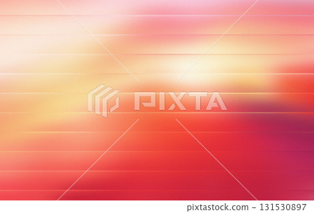 Red Pink Orange Yellow Abstract Background Horizontal Gradient Motion Blur Artistic Warm Texture Design 131530897