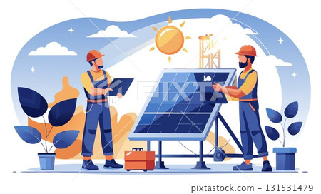 Our skilled and experienced solar installers use high-quality equipment and advanced techniques for optimal system performance. 131531479