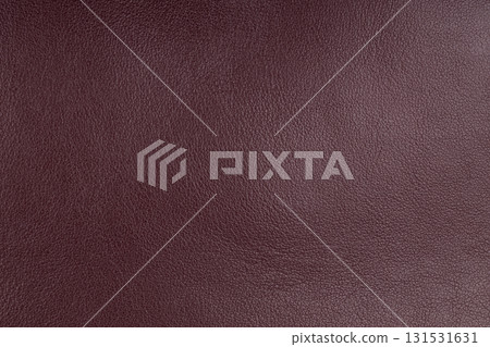 Brown leather surface with fine grain texture Brown leather surface with fine grain texture 131531631