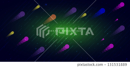 Abstract dotted colorful glowing on dark background. Abstract dotted colorful glowing on dark background. 131531889