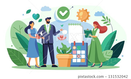 A sustainable wedding planning business concept emphasizing eco-friendly practices, minimizing waste, and sourcing sustainable materials, appealing to environmentally conscious couples seeking to pla 131532042