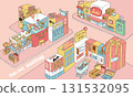 網上購物：網上商店的插圖 131532095