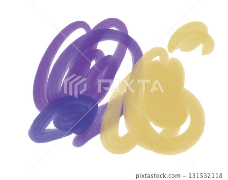 A free-flowing decoration material with a pumpkin image like a watercolor texture A free-flowing decoration material with a pumpkin image like a watercolor texture 131532118