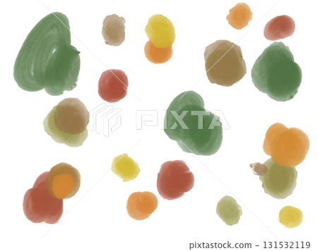 彩色手繪圓圈插畫 131532119
