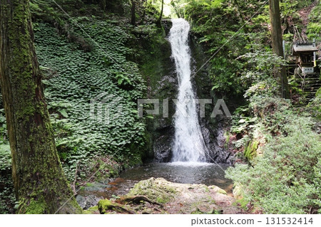 岡山縣津山市的橫野瀑布 131532414