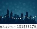 City at night with city night view 131533179