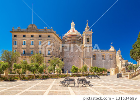 View of the Basilica of St Paul, Rabat, Malta View of the Basilica of St Paul, Rabat, Malta 131534689