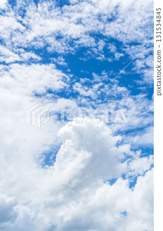 Summer sky: Clear blue sky and clouds 292 131534845