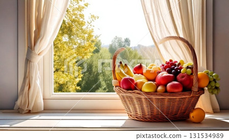 still life of a basket of fresh vegetables still life of a basket of fresh vegetables 131534989