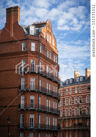 Albert Hall Mansions in London on a Sunny Late Afternoon 131535312