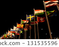 Illuminated flags of the world 131535596
