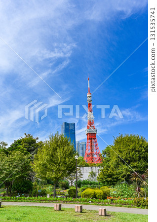 View from Shiba Park in Tokyo View from Shiba Park in Tokyo 131535741