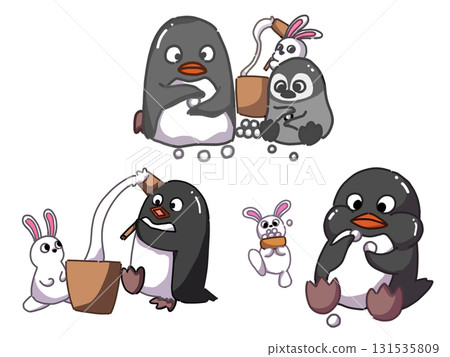 各種企鵝插圖集 131535809