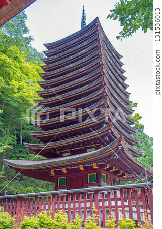 Nara Tanzan Shrine Thirteen-Storied Pagoda (Important Cultural Property) 131536013